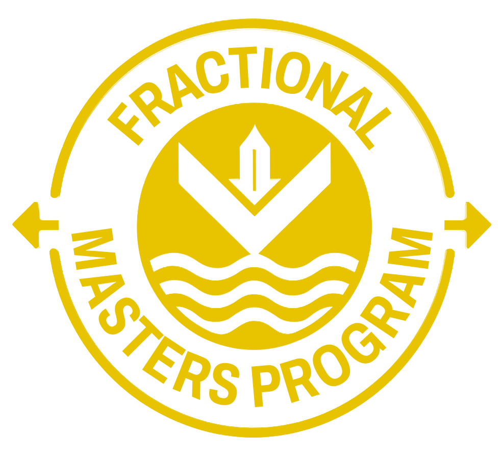 badge icon that says Fractional Masters Program