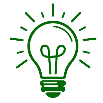 icon of a lightbulb